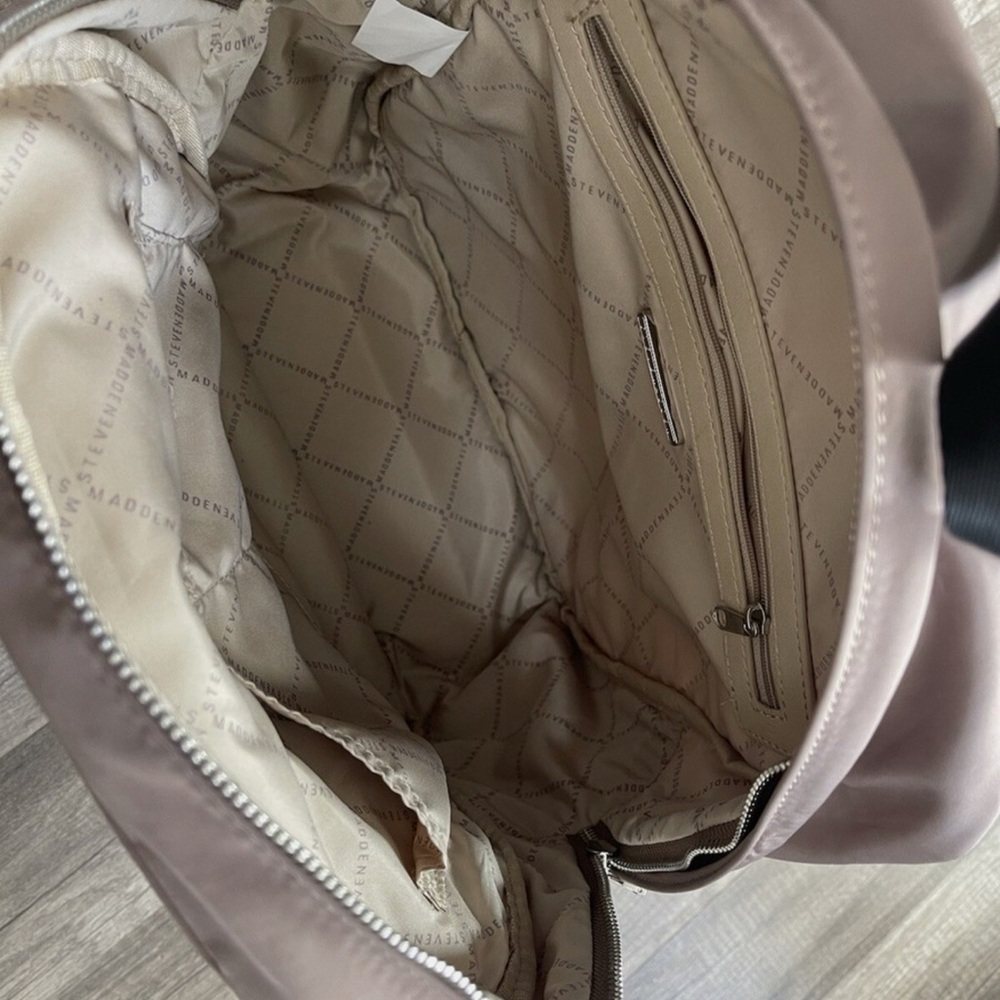 Steve Madden Tan Backpack Modern Design - Picture 6 of 10